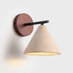 Travertine Cone Wall Sconce