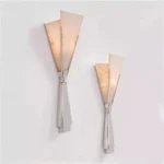 Alabaster Fan Wall Sconce