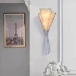 Alabaster Fan Wall Sconce